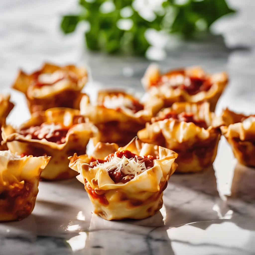 Muffin Tin Lasagna Cups