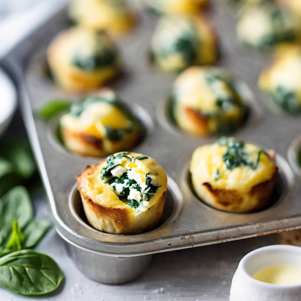 Spinach & Feta Egg Bites