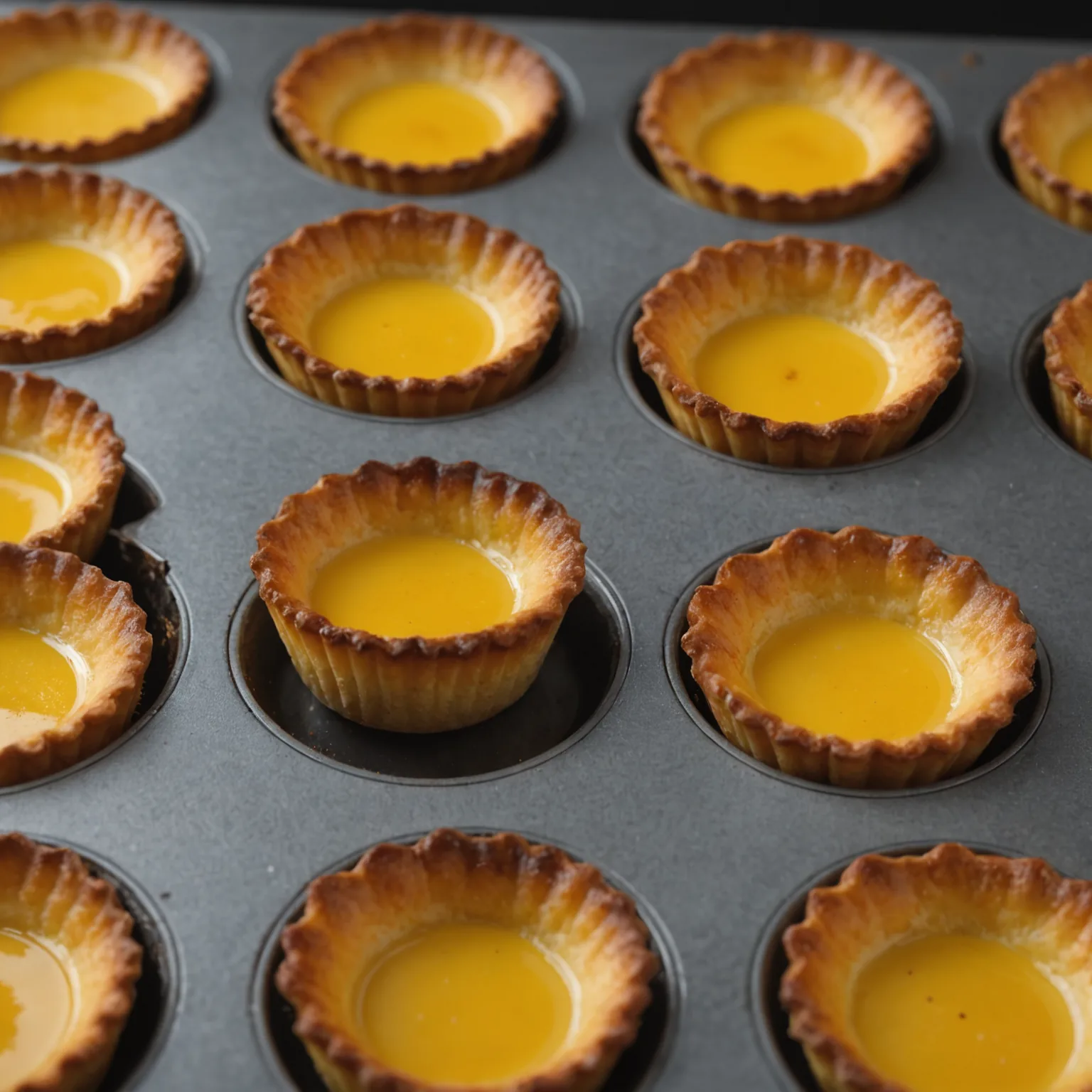 Caramelized Custard Tart Cups