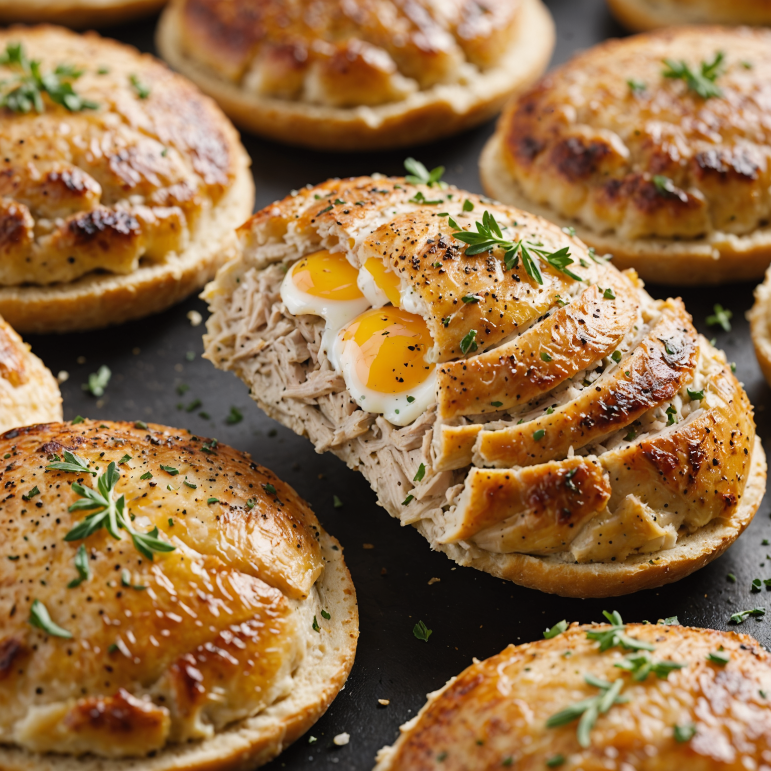 Herbed Sausage Sunrise Cups